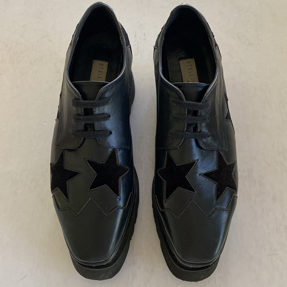 Stella McCartney Women’s Elyse Star Platform Shoes Size 35. Made in Italy